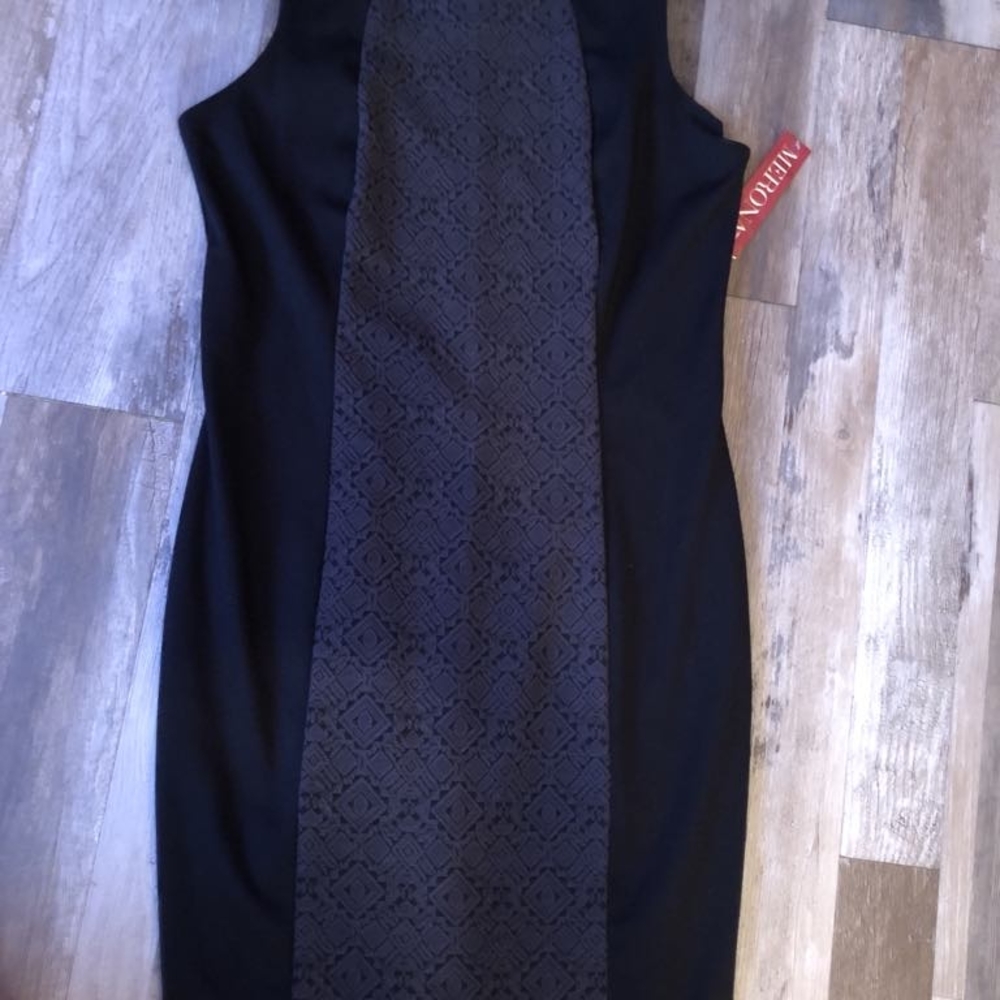 Merona Black Sheath Midi Dress